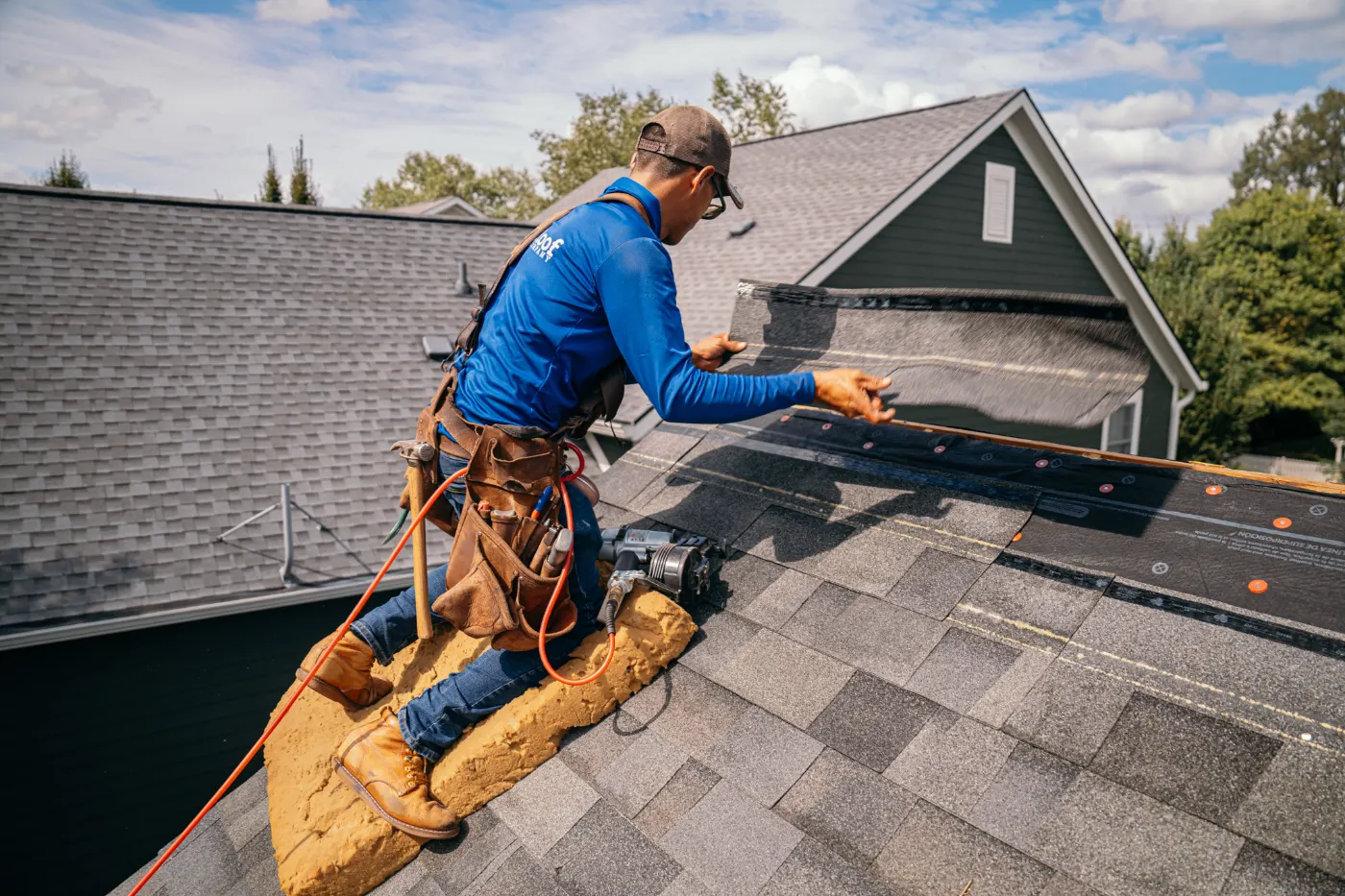 Roofing by Sand Creek Woods Roofing near Fishers, IN